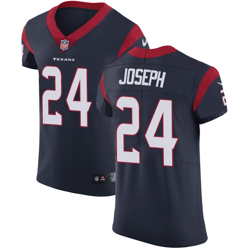 Nike Texans #24 Johnathan Joseph Navy Blue Team Color Men's Stitched NFL Vapor Untouchable Elite Jersey - Click Image to Close